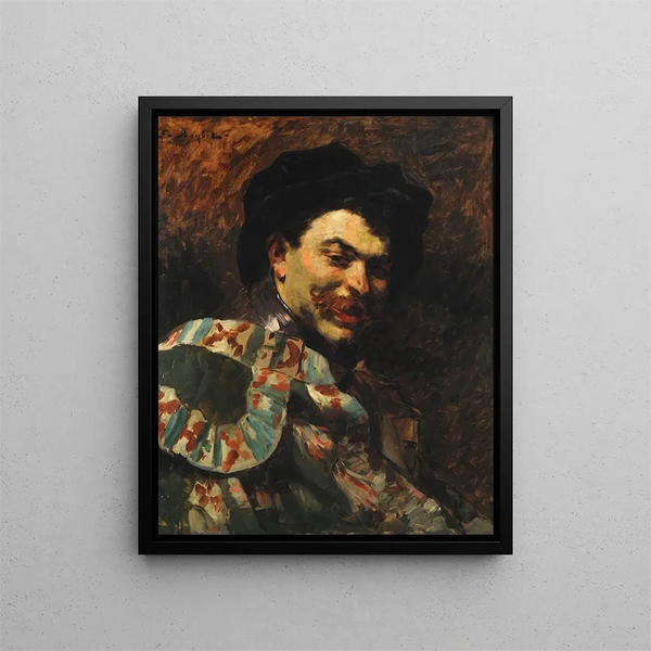 Ein Reiter - Ferdinand Roybet — gerahmtes Bild an der Wand