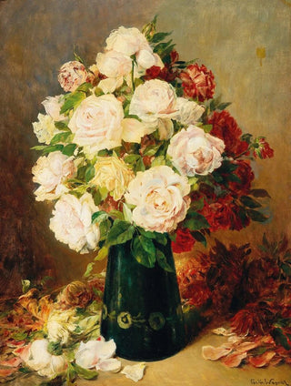 Ferdinand Wagner Jnr - Rosen in Vase.webp