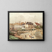 Place de construction vorstédtique - Ferdinand Weckbrodt — gerahmtes Bild an der Wand