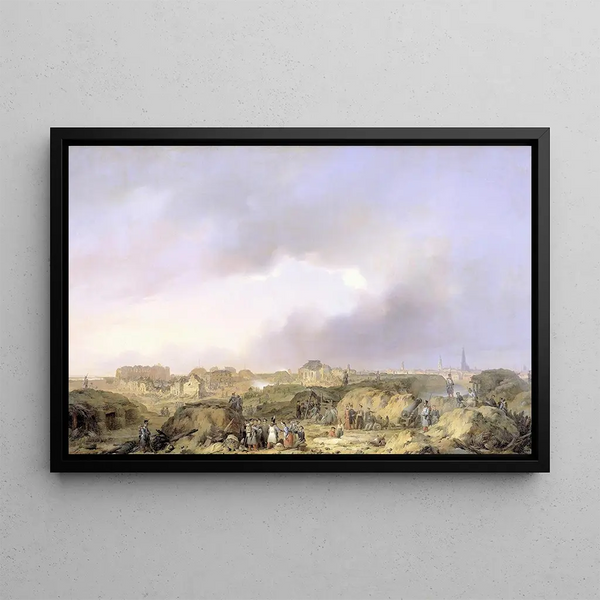 Ferdinand de Braekeleer - The Citadel of Antwerp shortly after the Siege of 19 November23 December 1832 and the Surrender of the Dutch Garisson to the French.webp