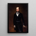 Portrait des Kammerherrn Graf Julius Zech-Burkersroda - Ferdinand von Rayski — gerahmtes Bild an der Wand