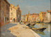 Kanal in Venedig - Ferdinando Silvani — Ansicht des Kunstwerks