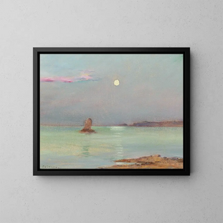 Ferenc Szikszay - Moon Rising over the Sea.webp