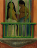 Frauen auf dem Balkon - Fermín Revueltas — Ansicht des Kunstwerks