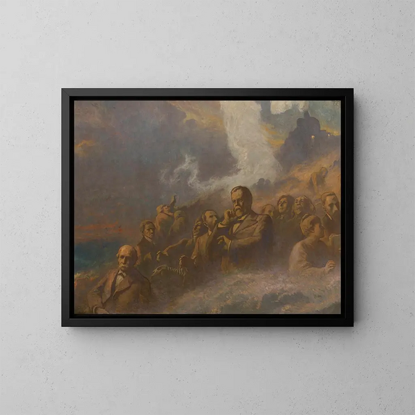 Les Temps modernes - Fernand Cormon — gerahmtes Bild an der Wand