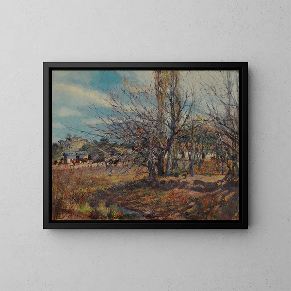 Winterende - Fernando Fader — gerahmtes Bild an der Wand