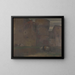 Ein Schloss in Umbrien - Ferruccio Scattola — gerahmtes Bild an der Wand