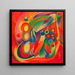 Fieber - Karl Wiener — gerahmtes Bild an der Wand
