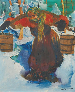 Filipp Malyavin - Russian Baba Carrying Water.webp