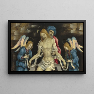 Filippino Lippi - Piet The Dead Christ Mourned by Nicodemus and Two Angels.webp