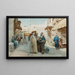 Ein schwieriger Markt - Filippo Bartolini — gerahmtes Bild an der Wand