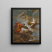 Allegorie der Tugend, die das Laster besiegt - Filippo Pedrini — gerahmtes Bild an der Wand