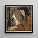 Mädchen liest - Koloman Moser — gerahmtes Bild an der Wand