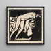 Nacktes Mädchen - Ernst Ludwig Kirchner — gerahmtes Bild an der Wand