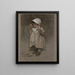 Kinderstudie - Firmin Bouisset — gerahmtes Bild an der Wand