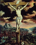 Der Christus am Kreuz - Flämische Schule — Ansicht des Kunstwerks