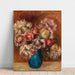 Reproduktion des Gemäldes Blumen in einer grünen Vase - Pierre-Auguste Renoir
