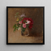 Blumen in einem Glas - Albert Edelfelt — gerahmtes Bild an der Wand