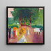 Flirtend im Park - Edvard Munch — gerahmtes Bild an der Wand