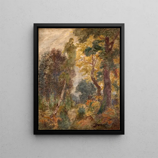 Landschaft - Félix Bracquemond — gerahmtes Bild an der Wand
