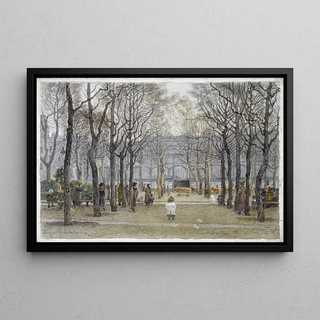 Flix Brard - La place du march Montrouge.webp