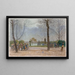 Place de Montrouge und Square de la Mairie XIV, Paris - Félix Brard — gerahmtes Bild an der Wand