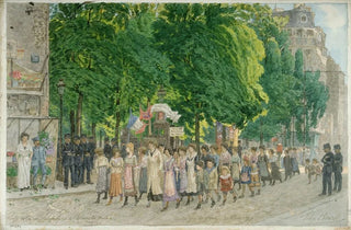 Flix Brard - Un peu de grve 30 Mai 1917.webp