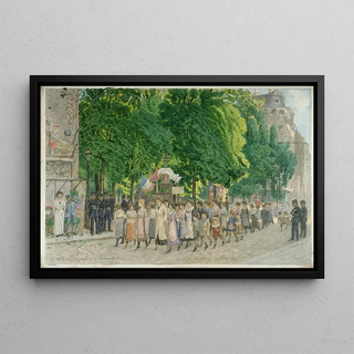 Flix Brard - Un peu de grve 30 Mai 1917.webp