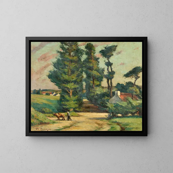 Landschaft Großbritannien - Félix Denayer — gerahmtes Bild an der Wand