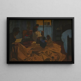 Flix Vallotton - The Laundress Blue Room.webp