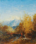 Ein Gruppe von Personen in einer Berglandschaft - Félix Ziem — Ansicht des Kunstwerks