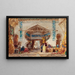 Bazar Konstantinopel - Félix Ziem — gerahmtes Bild an der Wand