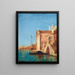 Kirche der Gesuati in Venedig - Félix Ziem — gerahmtes Bild an der Wand