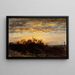 Sonnenuntergang (Fallkonflikt) - Félix Ziem — gerahmtes Bild an der Wand