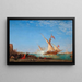 Coup de canon, Venedig, Festtag - Félix Ziem — gerahmtes Bild an der Wand