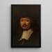 Studie eines Mannes Die Syndics Kopie nach Rembrandt - Félix Ziem — gerahmtes Bild an der Wand