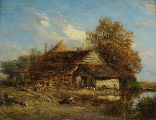 La Chaumière - Félix Ziem — Ansicht des Kunstwerks