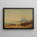 Der Bosporus am Morgen - Félix Ziem — gerahmtes Bild an der Wand