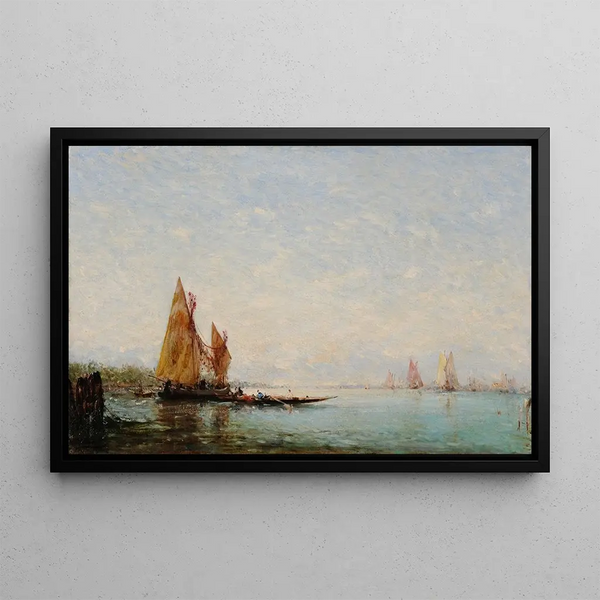 Marine Konstantinopel - Félix Ziem — gerahmtes Bild an der Wand