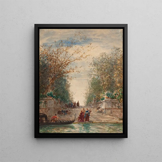 Flix Ziem - Martigues Venise Lentre Du Jardin Franais.webp