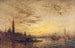 Venise, La Giudecca au crépuscule - Félix Ziem — Ansicht des Kunstwerks