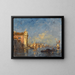 Venedig, Kirche der Gesuati - Félix Ziem — gerahmtes Bild an der Wand