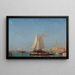 Venedig, der Eingang zum Großen Kanal - Félix Ziem — gerahmtes Bild an der Wand