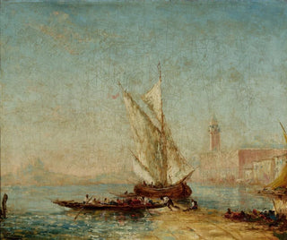 Ansicht von Venedig mit dem Dogenpalast - Félix Ziem — Ansicht des Kunstwerks