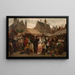 Messe von Gent im Mittelalter - Félix de Vigne — gerahmtes Bild an der Wand