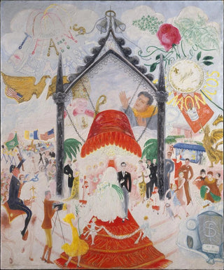 Florine Stettheimer - The Cathedrals of Fifth Avenue.webp