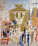Die Kathedralen von Wall Street - Florine Stettheimer — Ansicht des Kunstwerks