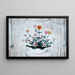 Zinnias - Florine Stettheimer — gerahmtes Bild an der Wand