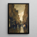 Figuren in der Spuistraat Den Haag - Floris Arntzenius — gerahmtes Bild an der Wand