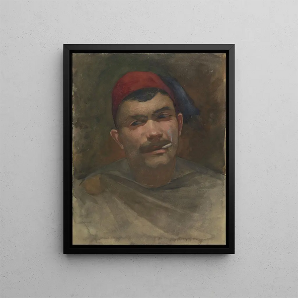Selbstporträt von Pieter Florentius Nicolaas Jacobus Arntzenius - Floris Arntzenius — gerahmtes Bild an der Wand